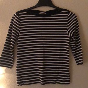 Black and white striped shirt